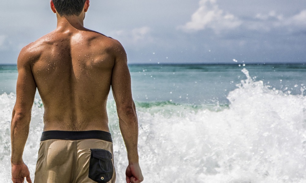 Strong men punch sharks, not each other