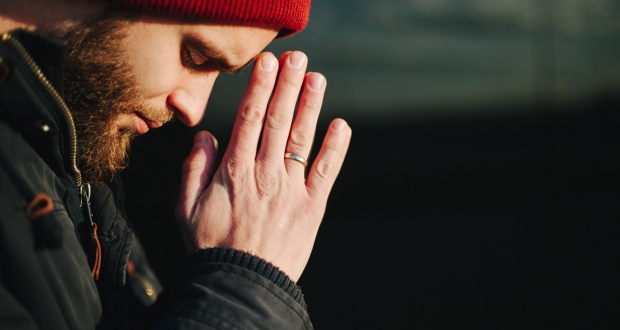 Man praying