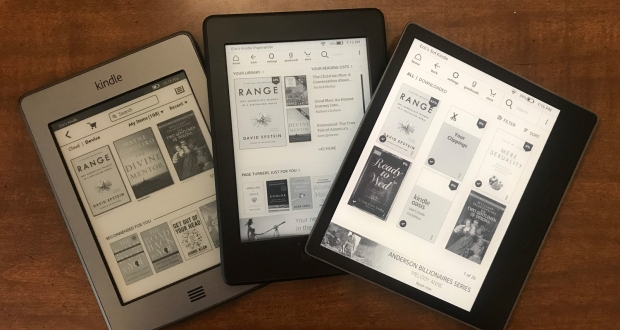 Kindle Oasis, Paperwhite, and Basic Models