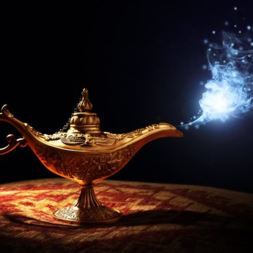 Magic Aladdins Genie lamp